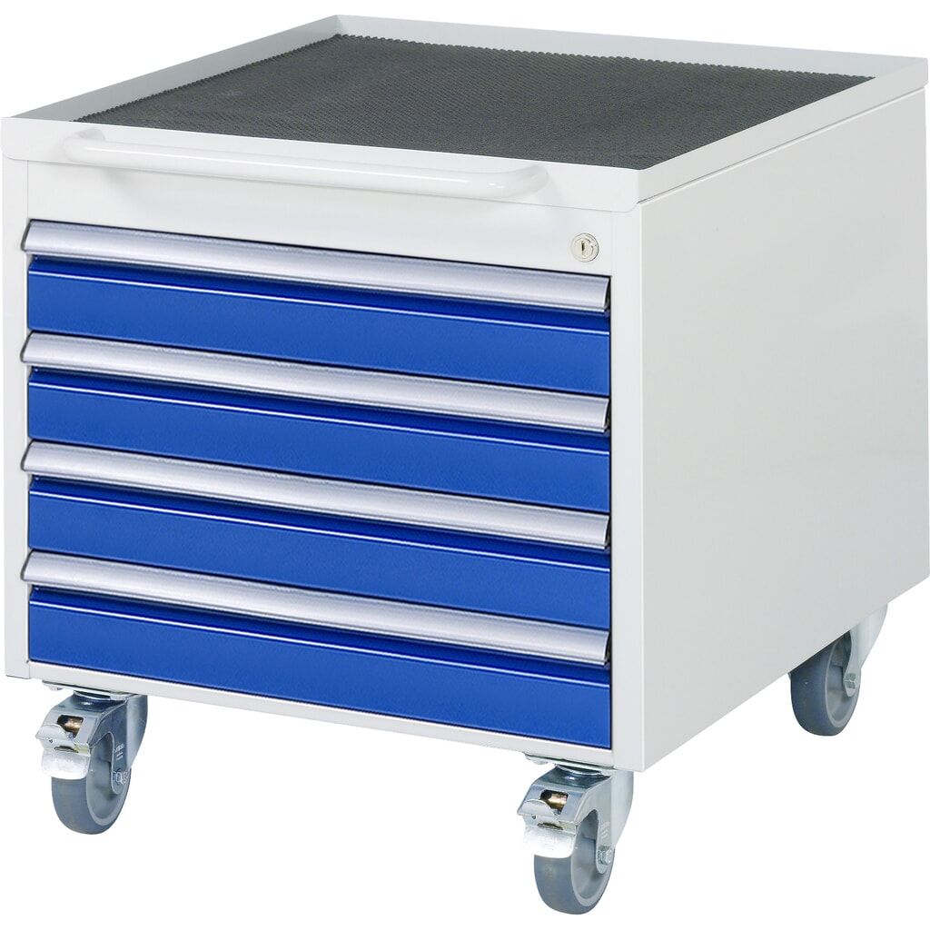 Mobilní spodní kontejner RAU řada 7000, V׊×H 565 × 580 × 650 mm, 4 zásuvky Obrázek produktu: Mobilní spodní kontejner RAU řada 7000, V׊×H 565 × 580 × 650 mm, 4 zásuvky