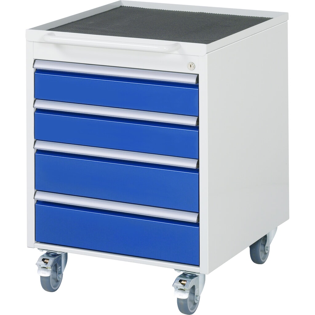 Mobilní spodní kontejner RAU řada 7000, V׊×H 745 × 580 × 650 mm, 4 zásuvky Obrázek produktu: Mobilní spodní kontejner RAU řada 7000, V׊×H 745 × 580 × 650 mm, 4 zásuvky