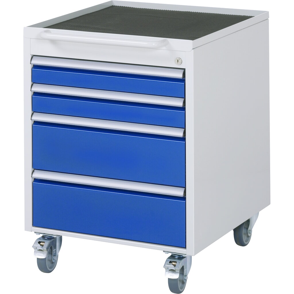Mobilní spodní kontejner RAU řada 7000, V׊×H 745 × 580 × 650 mm, 4 zásuvky Obrázek produktu: Mobilní spodní kontejner RAU řada 7000, V׊×H 745 × 580 × 650 mm, 4 zásuvky