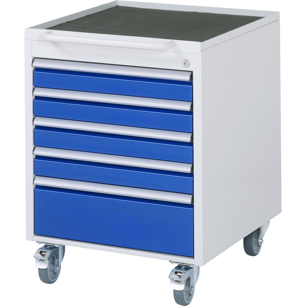 Mobilní spodní kontejner RAU řada 7000, V׊×H 745 × 580 × 650 mm, 5 zásuvek Obrázek produktu: Mobilní spodní kontejner RAU řada 7000, V׊×H 745 × 580 × 650 mm, 5 zásuvek