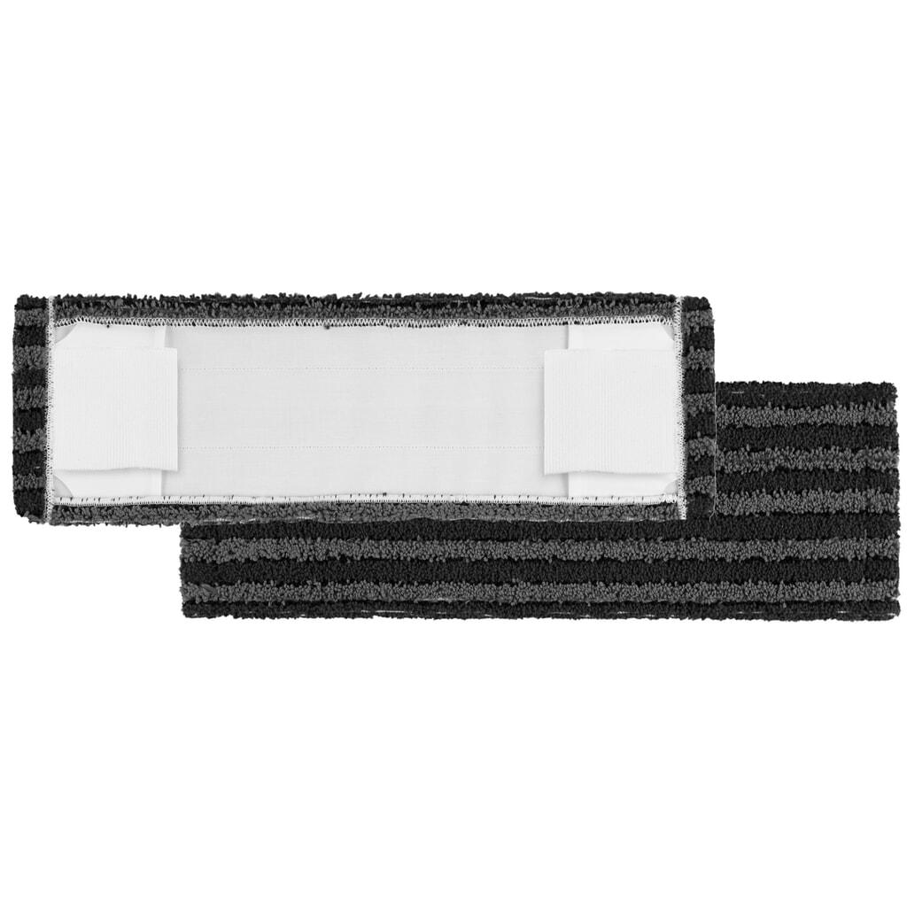 Mop z mikrovlákna Dust Killer Grey, s kapsami a jazyky, šířka 400 mm Obrázek produktu: Mop z mikrovlákna Dust Killer Grey, s kapsami a jazyky, šířka 400 mm