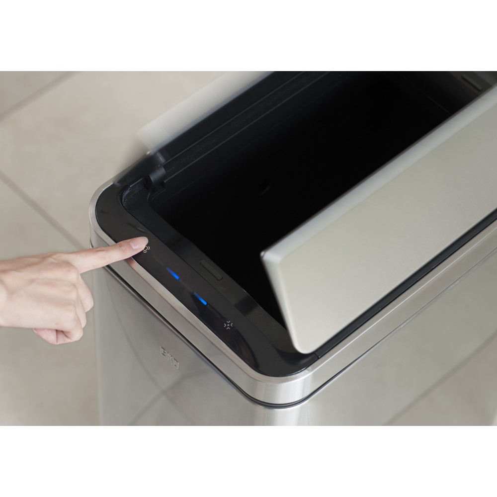 Číslo obrázku produktu 12: Nádoba na odpad EKO Deluxe Phantom Sensor, 45 litrů, matovaná ušlechtilá ocel