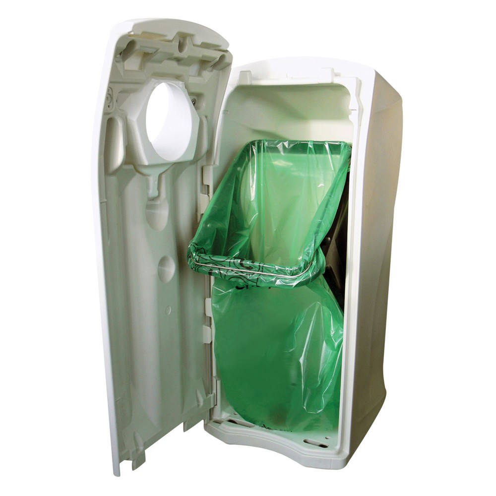 Číslo obrázku produktu 2: Nádoba na odpad ENVIROBIN Maxi, otvor tvar vrtule, 140 litrů, šedá, zelená