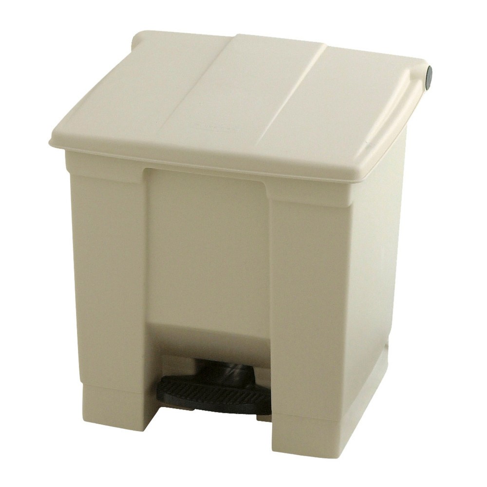Číslo obrázku produktu 1: Nádoba na odpad s nášlapem Rubbermaid® Step-On Classic, 30 litrů, béžová
