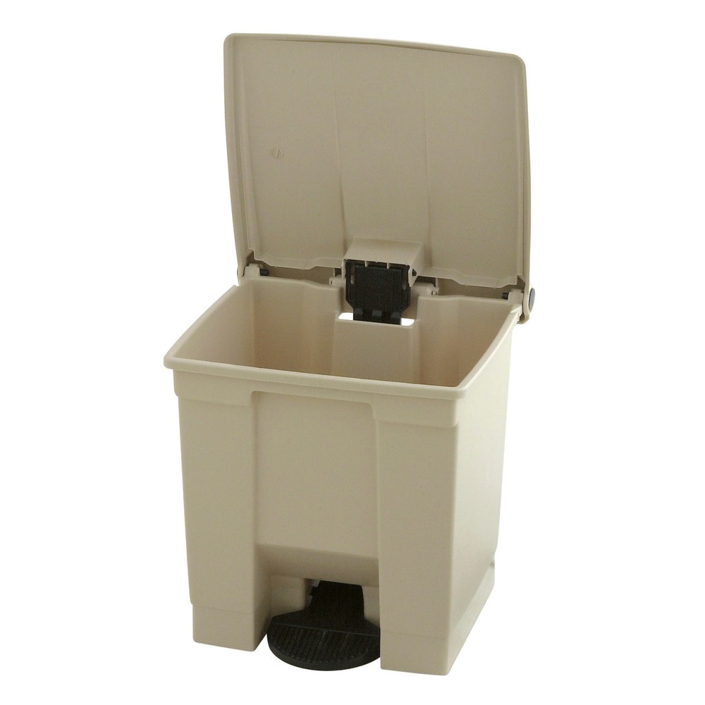 Číslo obrázku produktu 2: Nádoba na odpad s nášlapem Rubbermaid® Step-On Classic, 30 litrů, béžová