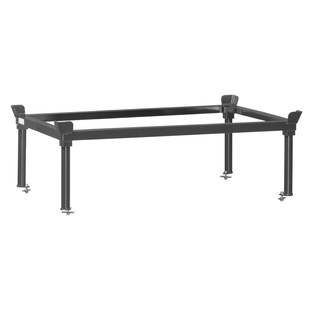 Nasazovací rám na paletový podvozek fetra®, VxŠxH 370 x 1210 x 810 mm, antracitová šedá Obrázek produktu: Nasazovací rám na paletový podvozek fetra®, VxŠxH 370 x 1210 x 810 mm, antracitová šedá