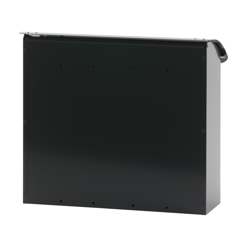 Číslo obrázku produktu 4: Nástěnná poštovní schránka, DxŠxV 160 x 415 x 420 mm, s uzamykatelným vhazovacím otvorem, antracit