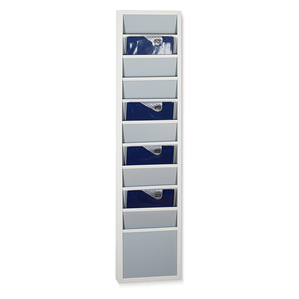 Nástěnná tabule z robustního PP, úzká, VxŠ 1304 x 308 mm, 10 lišt Obrázek produktu: Nástěnná tabule z robustního PP, úzká, VxŠ 1304 x 308 mm, 10 lišt