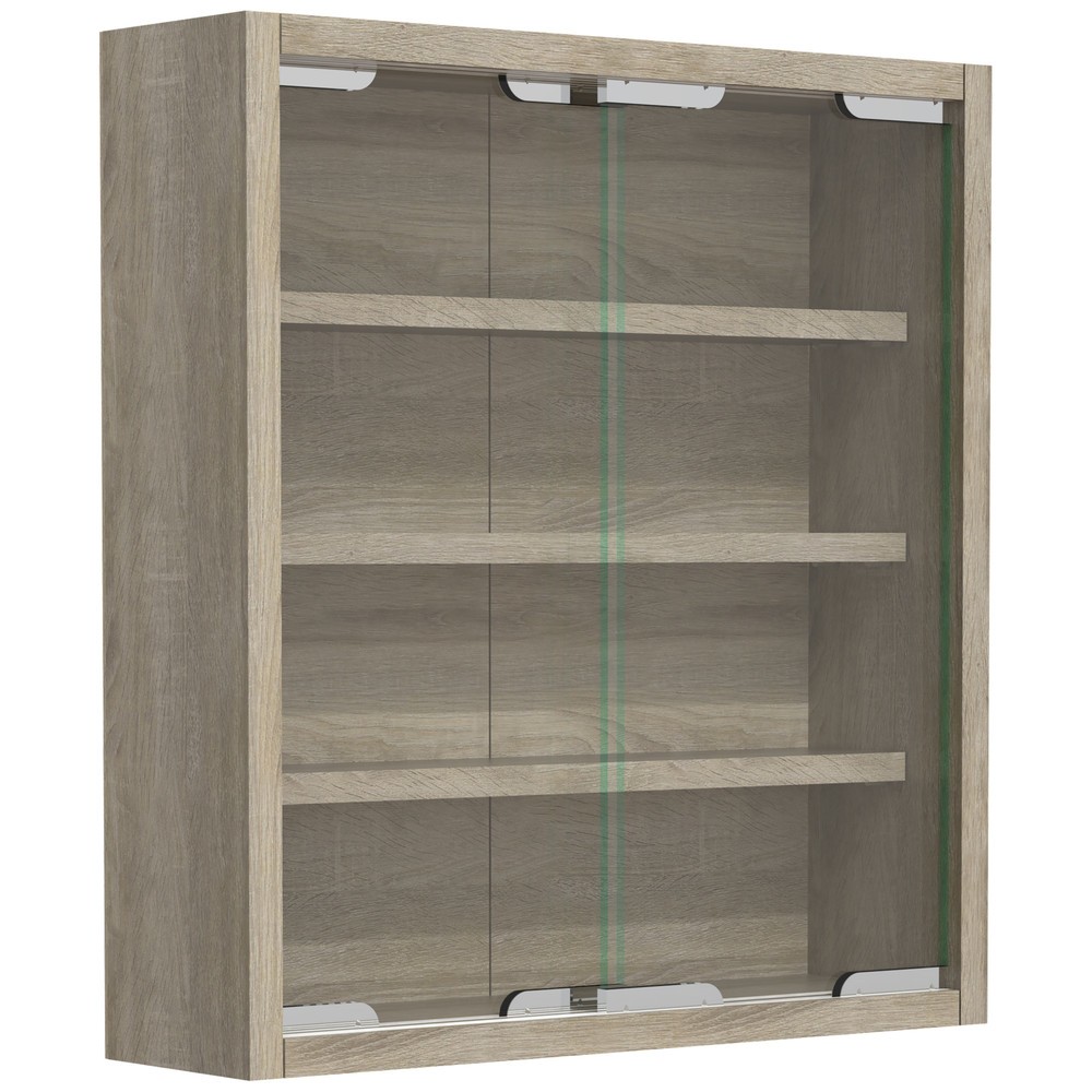 Číslo obrázku produktu 5: Nástěnná vitrína Agisa S, dub Sonoma