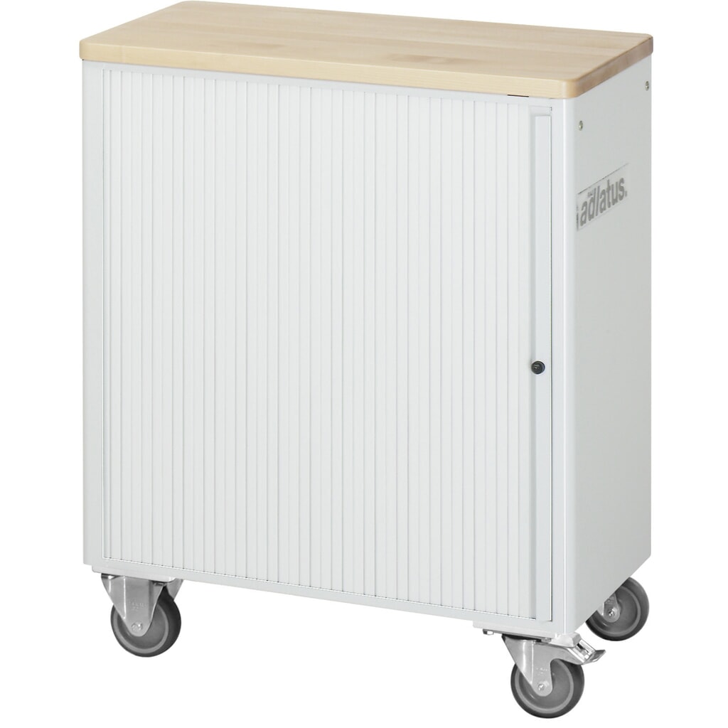 Číslo obrázku produktu 4: Nástrojový vozík RAU řada adlatus 700, VxŠxH 860 x 725 x 400 mm, 3x zásuvka 3 x 105 mm, buková pracovní deska