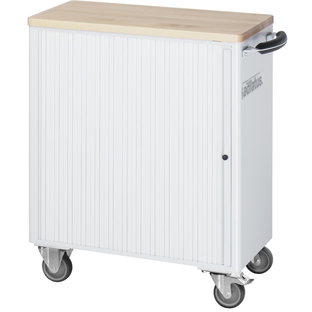 Číslo obrázku produktu 3: Nástrojový vozík RAU řada adlatus 700, VxŠxH 860 x 725 x 400 mm, 5x zásuvka 2 x 40, 3 x 105 mm, buková pracovní deska