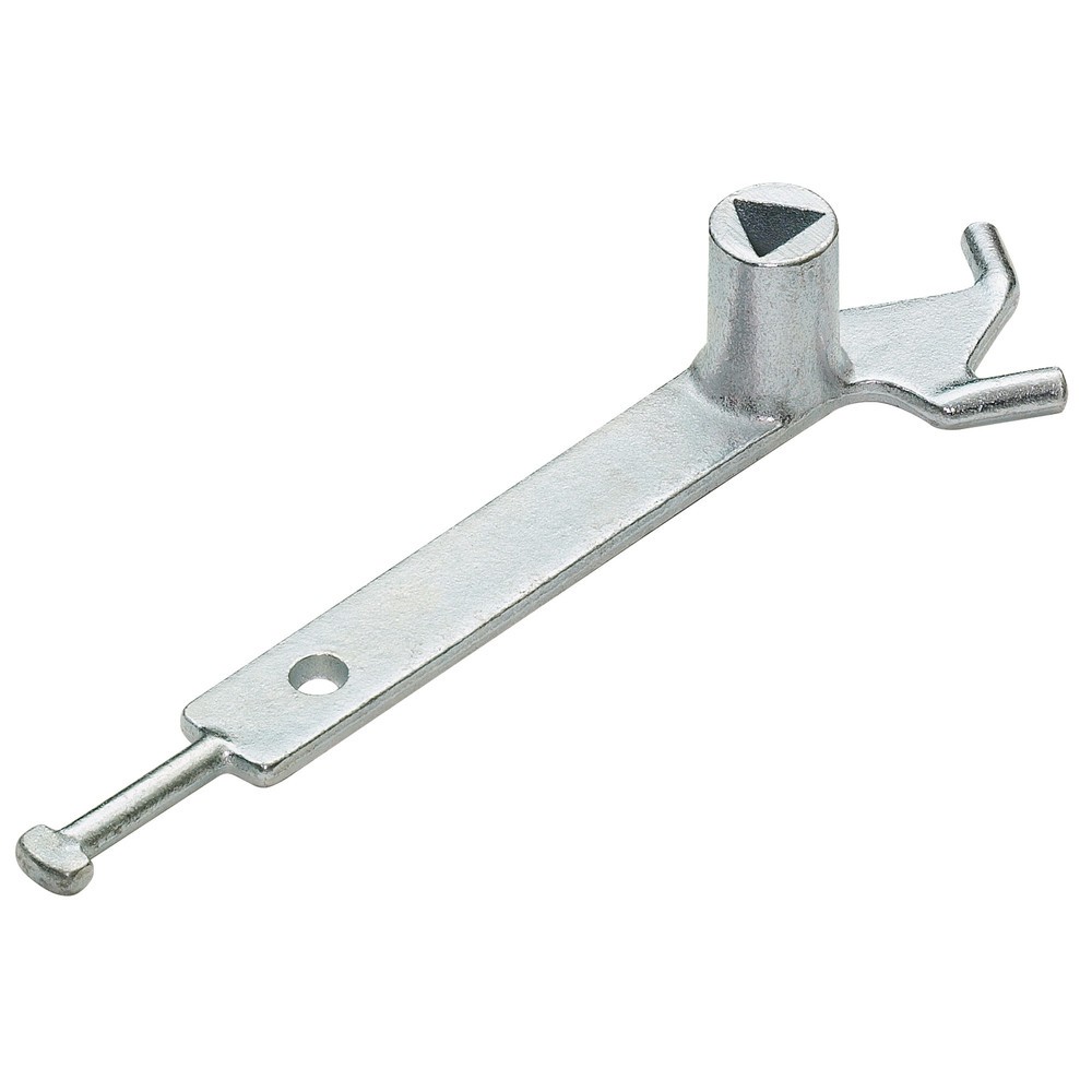Číslo obrázku produktu 4: Nerezový sloupek MORAVIA MILANO, odnímatelný, s pouzdro k ukotvení do podlahy, trojhranný zámek, VxØ 925 (+260) x 60 mm