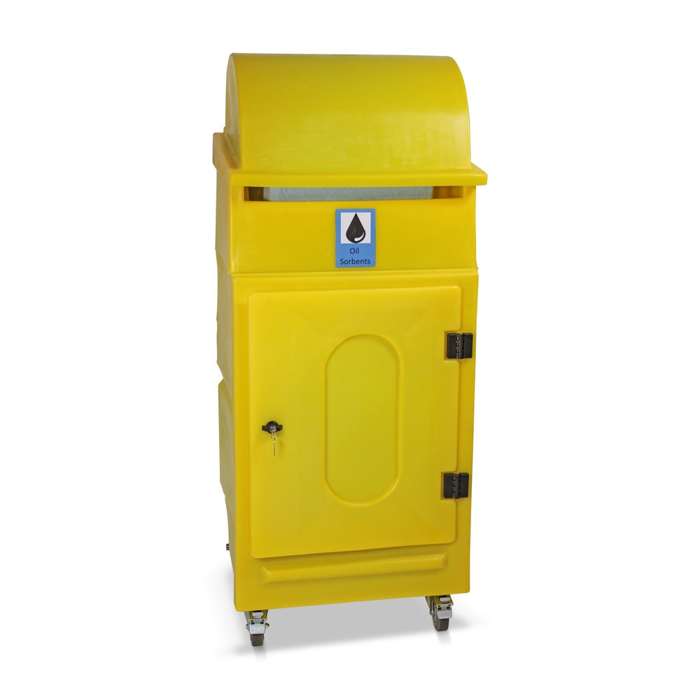 Číslo obrázku produktu 3: Nouzová souprava na olej, pojízdná nádoba, absorpční kapacita 300 l, modrá