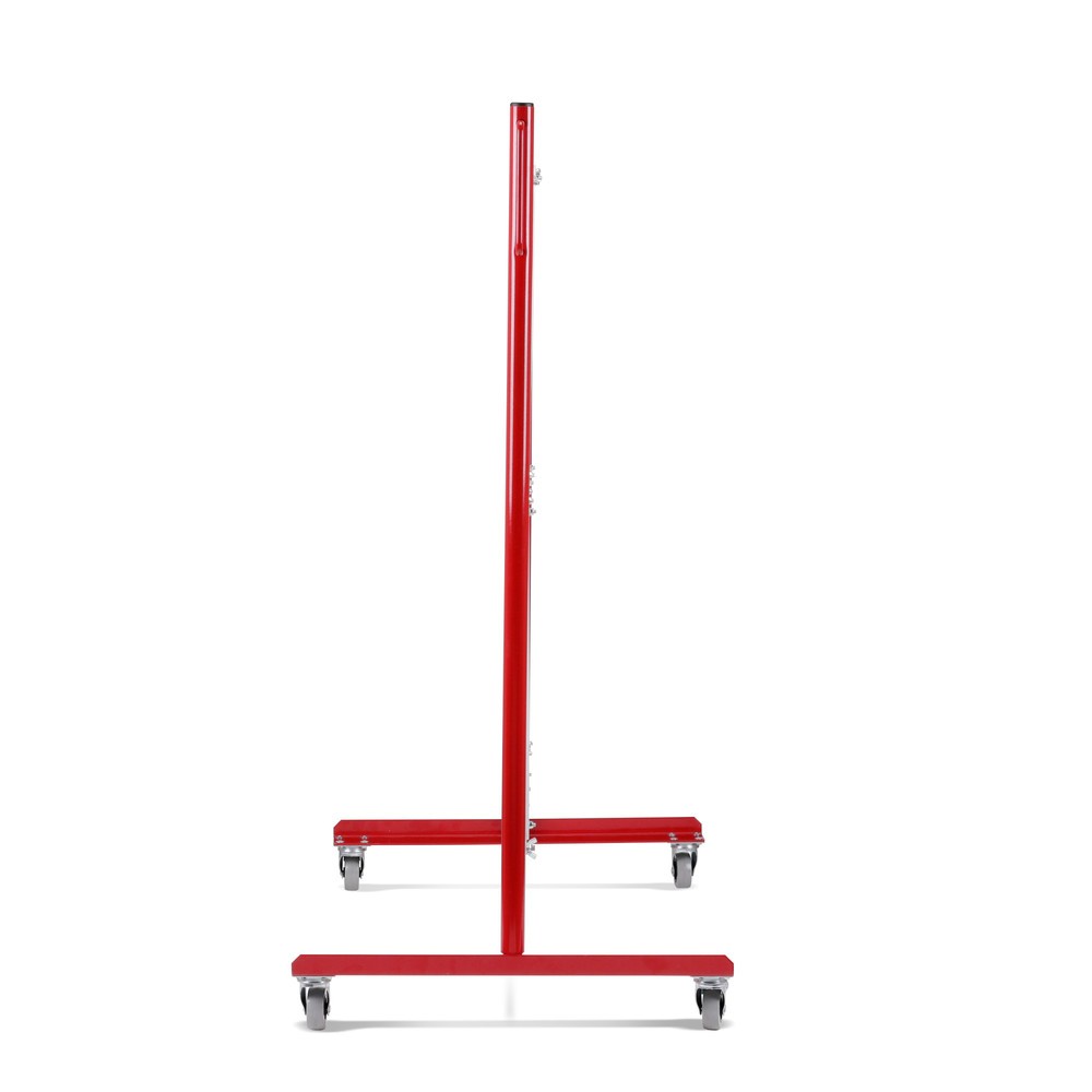 Číslo obrázku produktu 7: Nůžková zábrana, kolečka z obou stran, šířka 3600 mm, červená/bílá
