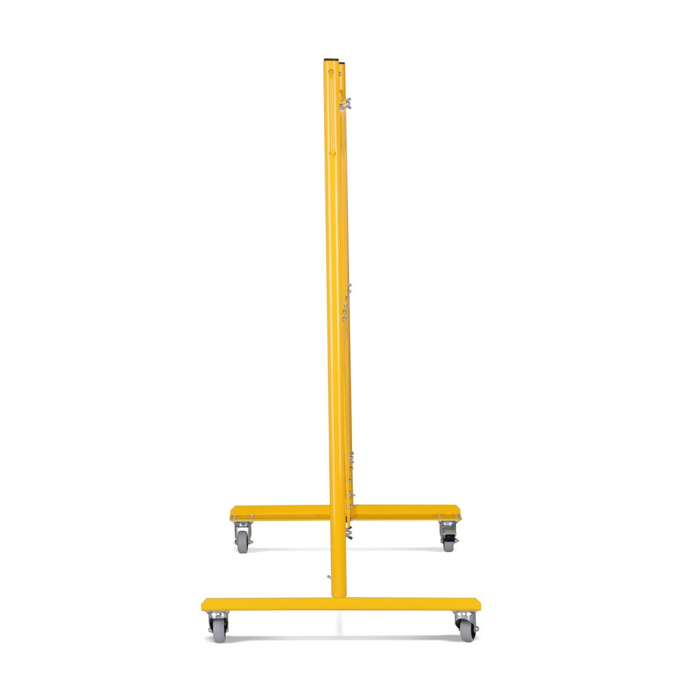 Číslo obrázku produktu 7: Nůžková zábrana, kolečka z obou stran, šířka 3600 mm, černá/žlutá