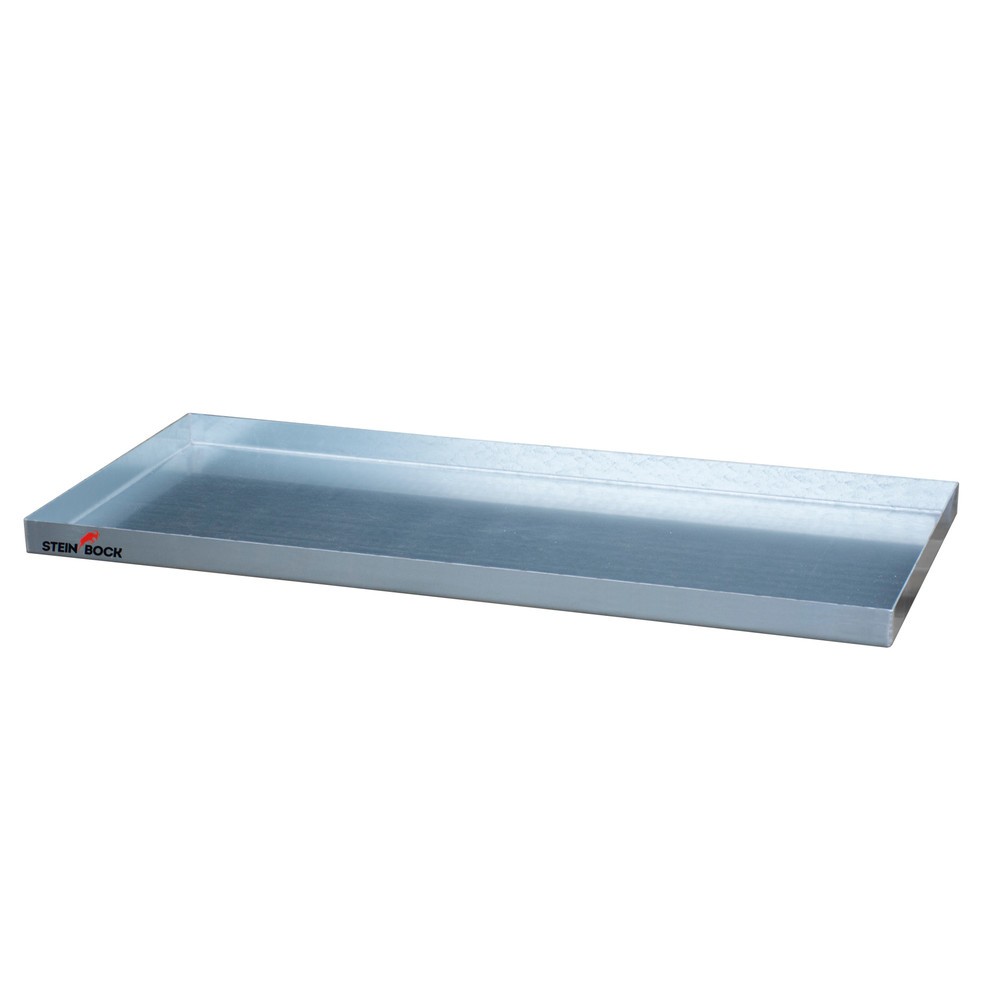 Číslo obrázku produktu 1: Ocelová sběrná vana pro malé nádoby, VxŠxH 60 x 600 x 1390 mm