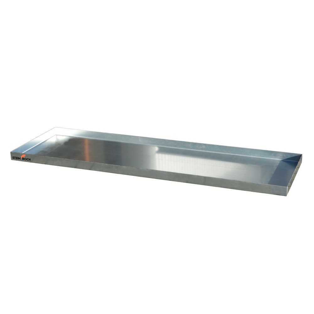 Číslo obrázku produktu 1: Ocelová sběrná vana pro malé nádoby, VxŠxH 60 x 600 x 1850 mm