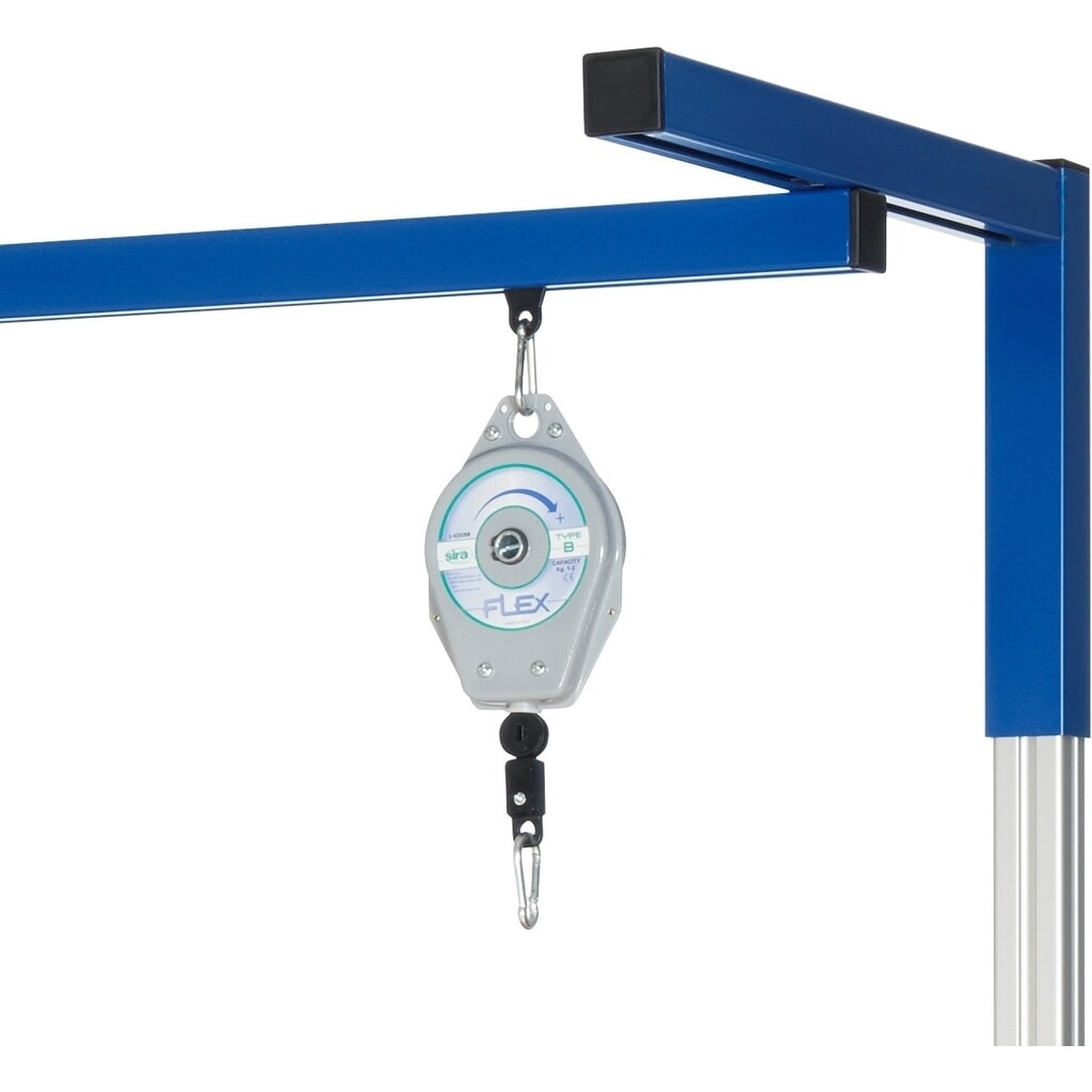 Ocelové lano RAU pro vozík s karabinou, vysunutí max. 1650 mm Obrázek produktu: Ocelové lano RAU pro vozík s karabinou, vysunutí max. 1650 mm