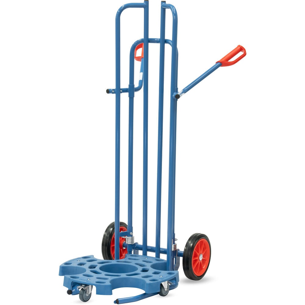 Číslo obrázku produktu 5: Rudl na pneumatiky fetra® z oceli, nosnost 200 kg, pro 8 pneumatik, kolečka z plné gumy