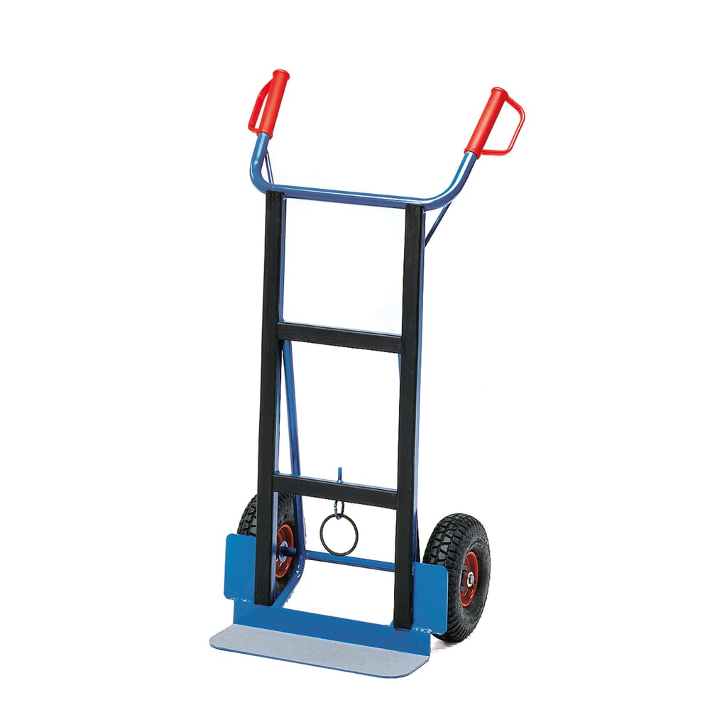 Rudl na přístroje fetra® z oceli, nosnost 350 kg, ložná plocha lopaty ŠxH 450 x 150 mm Obrázek produktu: Rudl na přístroje fetra® z oceli, nosnost 350 kg, ložná plocha lopaty ŠxH 450 x 150 mm