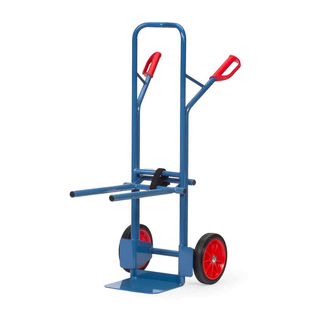 Rudl na židle fetra® z oceli, nosnost 300 kg, ložná plocha lopaty ŠxH 320 x 250 mm, kolečka z plné gumy Číslo obrázku produktu 1: Rudl na židle fetra® z oceli, nosnost 300 kg, ložná plocha lopaty ŠxH 320 x 250 mm, kolečka z plné gumy