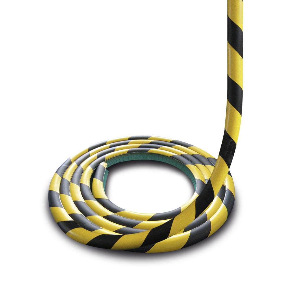 Číslo obrázku produktu 4: Ochrana hran proti nárazům, kruhová, samolepicí, VxŠ 40 x 40 mm, délka 5 m