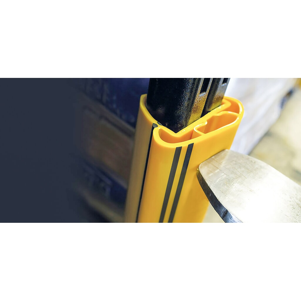 Ochrana A-SAFE regálů RackGuard z materiálu MEMAPLEX® proti najetí, vnitřní rozměry VxŠxH 600 x 85 x 80 mm Číslo obrázku produktu 6: Ochrana A-SAFE regálů RackGuard z materiálu MEMAPLEX® proti najetí, vnitřní rozměry VxŠxH 600 x 85 x 80 mm