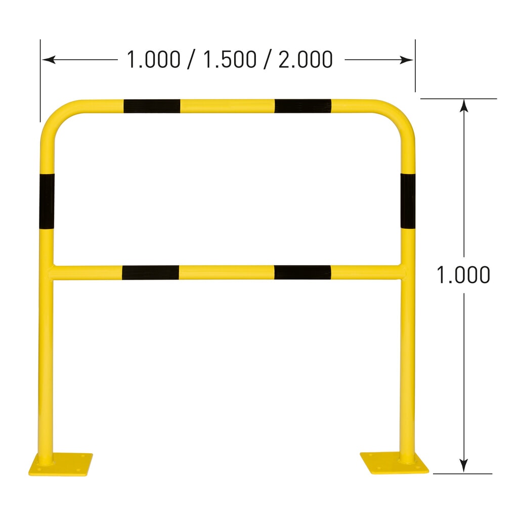 Ochranný oblouk Small, použití ve vnitřních prostorách, VxŠ 1000 x 1000 mm Číslo obrázku produktu 3: Ochranný oblouk Small, použití ve vnitřních prostorách, VxŠ 1000 x 1000 mm