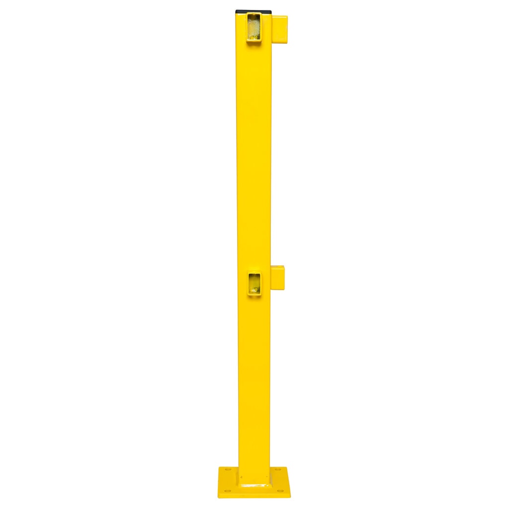 Ochranné zábradlí S-Line, vnitřní, rohový sloupek, výška 1000 mm Obrázek produktu: Ochranné zábradlí S-Line, vnitřní, rohový sloupek, výška 1000 mm