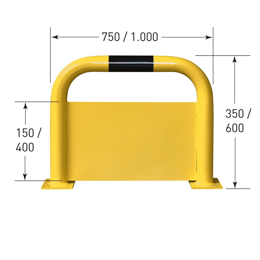 Číslo obrázku produktu 2: Oblouk na ochranu proti podjetí, VxŠ 600 x 750 mm