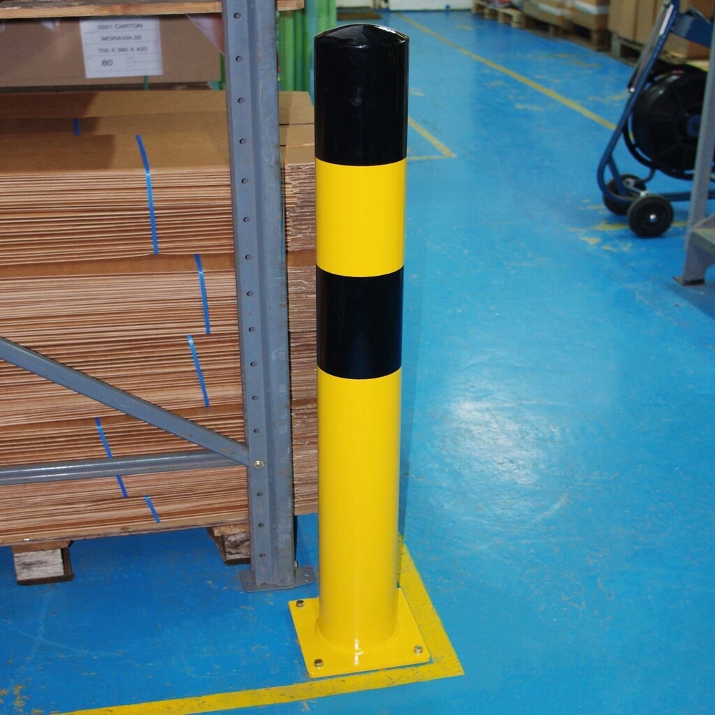 Ochranný sloupek MORAVIA, k instalaci pomocí kotev, venkovní použití, výška 1200 mm, Ø 159 mm Obrázek produktu: Ochranný sloupek MORAVIA, k instalaci pomocí kotev, venkovní použití, výška 1200 mm, Ø 159 mm