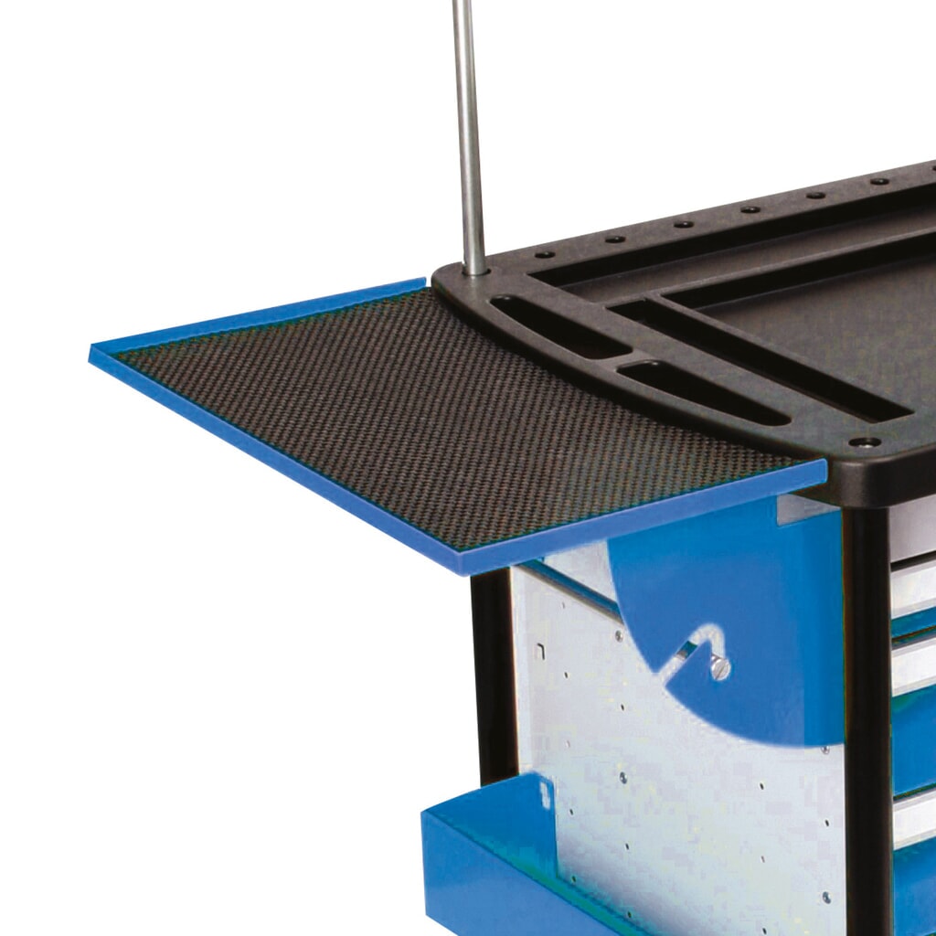 Odkládací tablo pro dílenský vozík Bedrunka+Hirth, ŠxH 435 x 200 mm Obrázek produktu: Odkládací tablo pro dílenský vozík Bedrunka+Hirth, ŠxH 435 x 200 mm