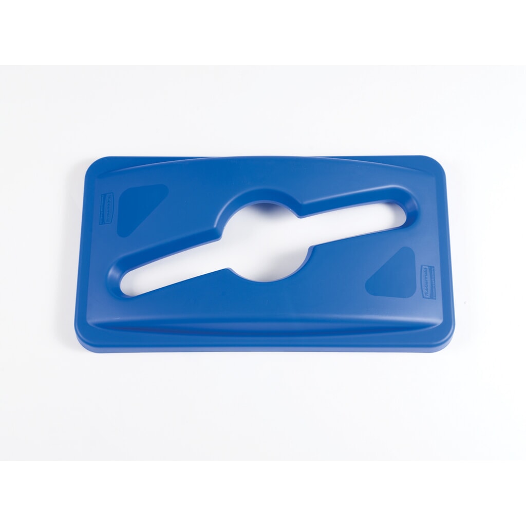 Rubbermaid Slim Jim® Odpadkové popelnice pro smíšené recyklační odpady modré Obrázek produktu: Rubbermaid Slim Jim® Odpadkové popelnice pro smíšené recyklační odpady modré