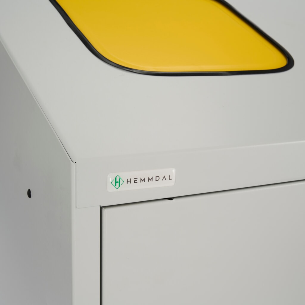 Číslo obrázku produktu 4: Odpadkový koš HEMMDAL na recyklaci odpadu s držákem na pytle, 120 litrů