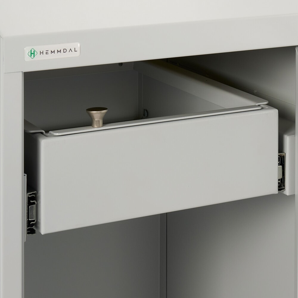 Číslo obrázku produktu 5: Odpadkový koš HEMMDAL na recyklaci odpadu s držákem na pytle, 120 litrů