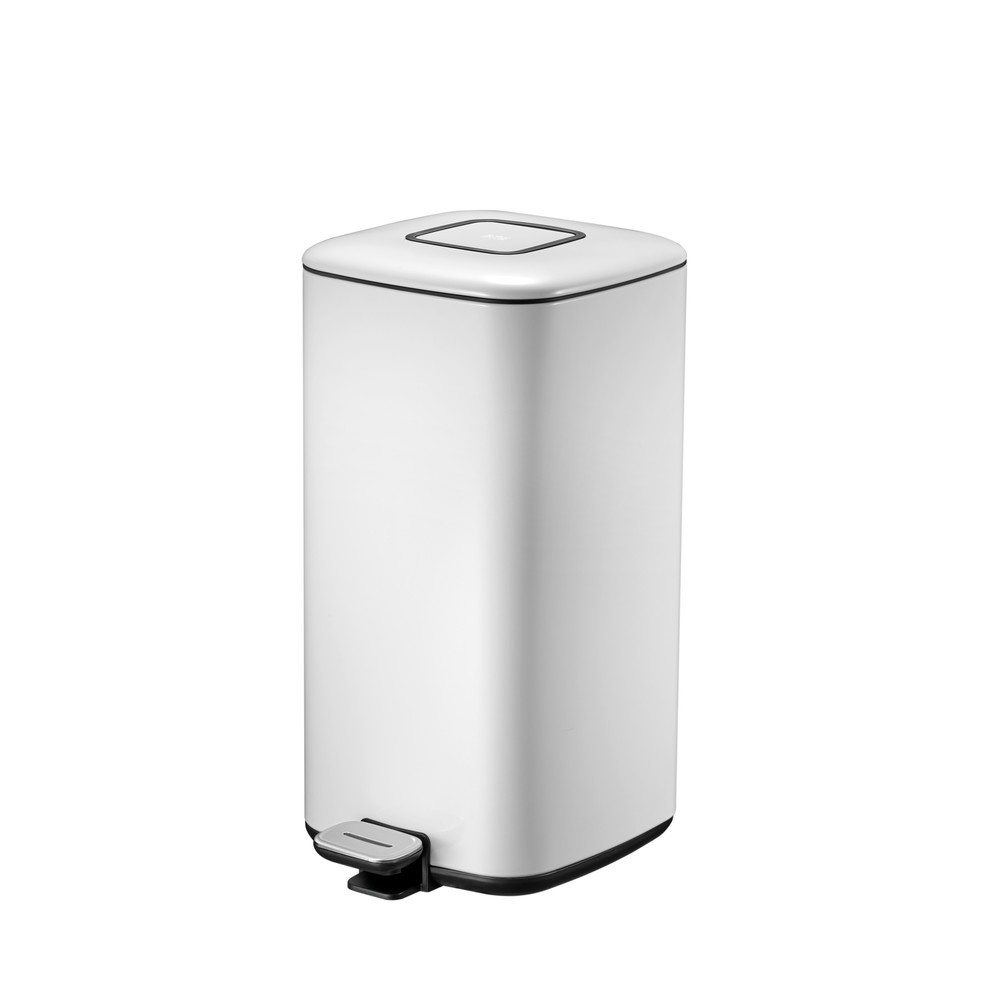 Číslo obrázku produktu 1: Odpadkový koš s nášlapem Regent, 20 l, bílý