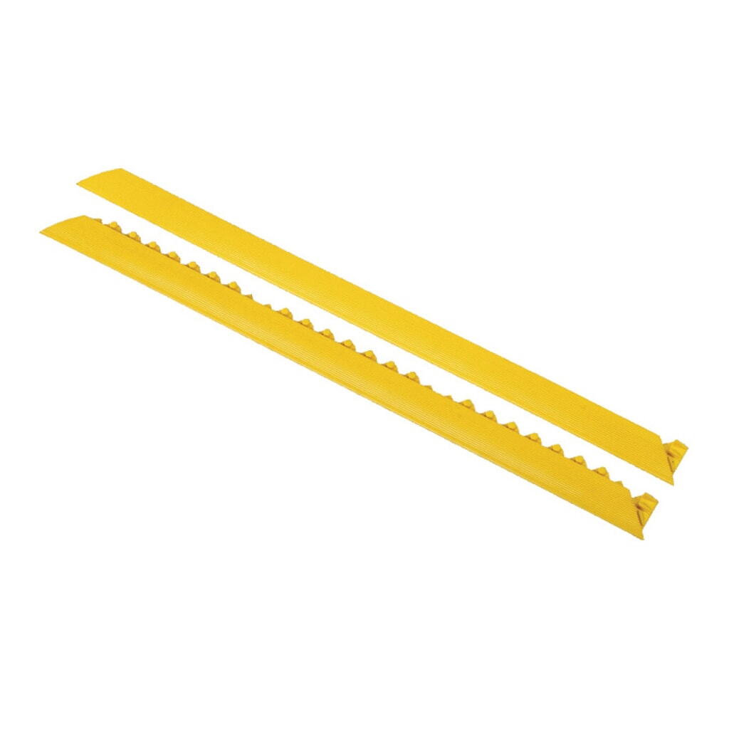 Okrajová lišta, nástrčný systém pro pracoviště svářeče, nopky, ŠxH 910 x 52 mm, žlutá Číslo obrázku produktu 4: Okrajová lišta, nástrčný systém pro pracoviště svářeče, nopky, ŠxH 910 x 52 mm, žlutá