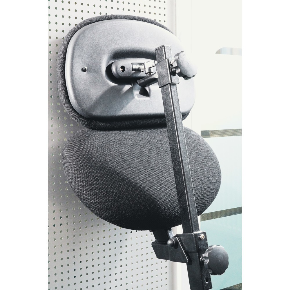 Číslo obrázku produktu 3: Opora pro stání meychair, skládací, výška sedáku 540-900 mm, podlahové kluzáky, černá