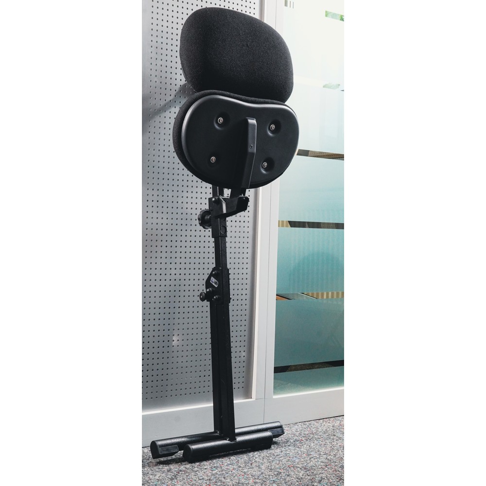 Číslo obrázku produktu 4: Opora pro stání meychair, skládací, výška sedáku 540-900 mm, podlahové kluzáky, černá