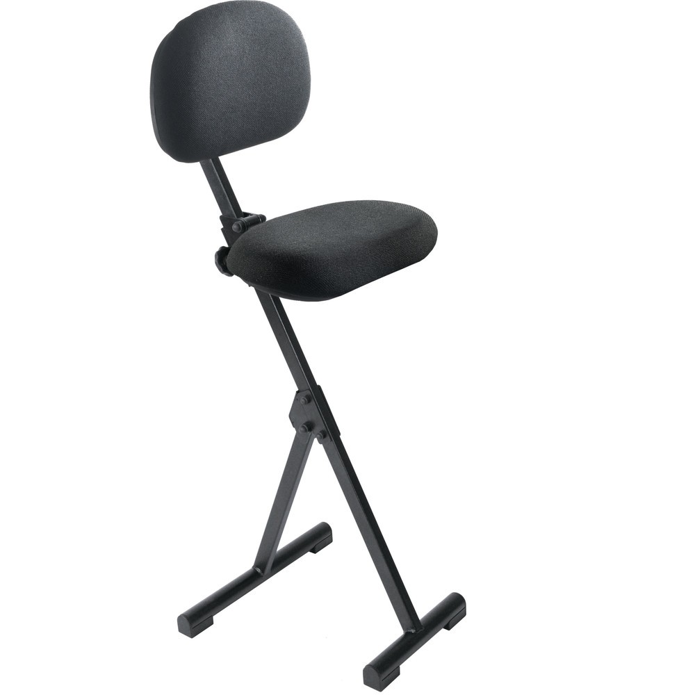 Číslo obrázku produktu 1: Opora pro stání meychair, skládací, výška sedáku 540-900 mm, podlahové kluzáky, černá