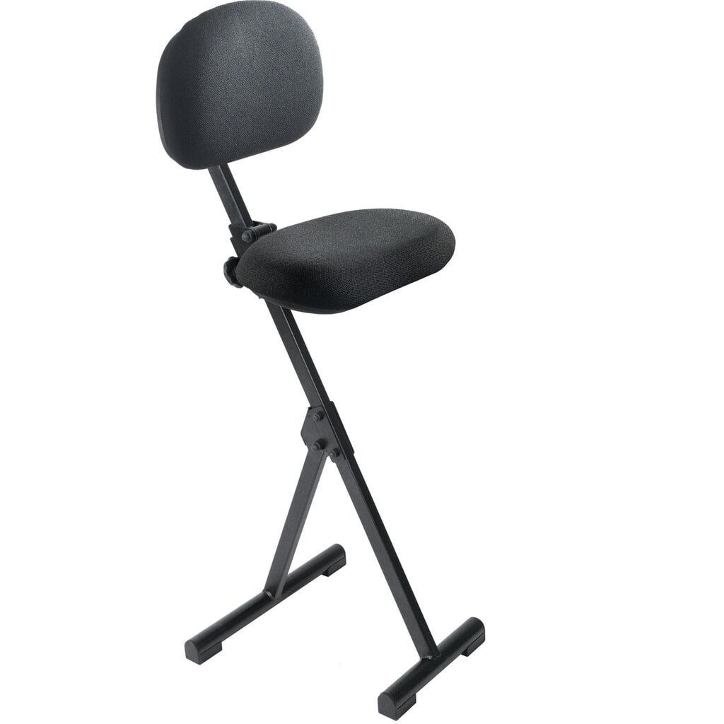 Opora pro stání meychair, skládací, výška sedáku 540-900 mm, podlahové kluzáky, černá Obrázek produktu: Opora pro stání meychair, skládací, výška sedáku 540-900 mm, podlahové kluzáky, černá