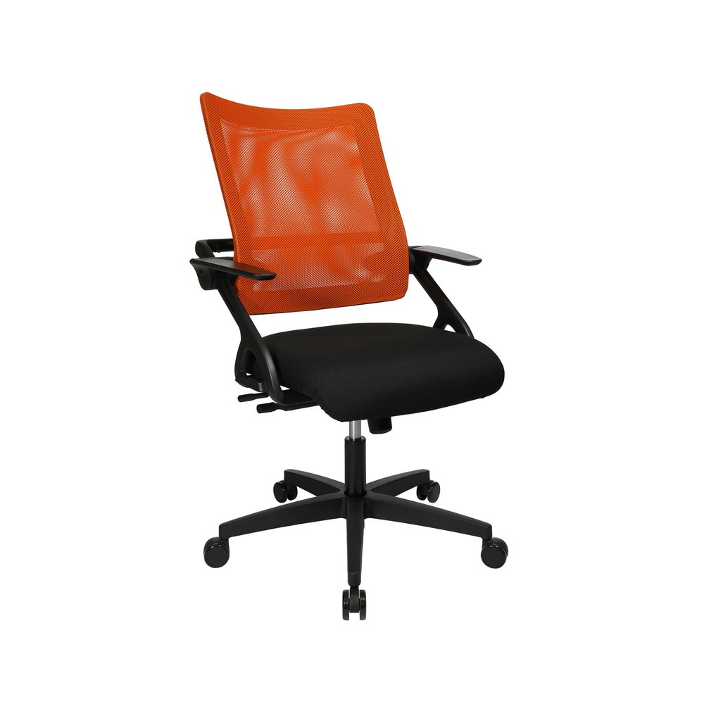 Číslo obrázku produktu 1: Otočná kancelářská židle Topstar® New S'move, černá, oranžová