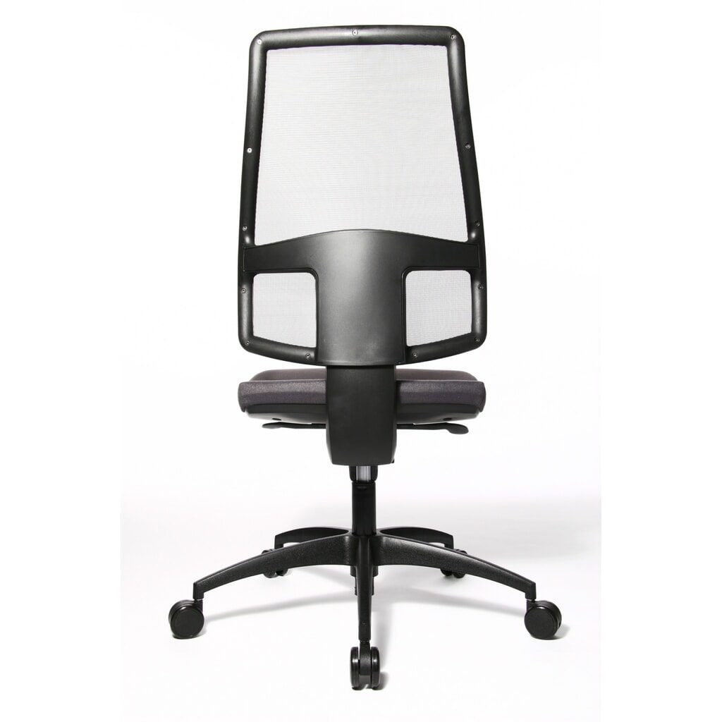 Otočná kancelářská židle Topstar® Syncro s prodyšným síťovým opěradlem, antracit Číslo obrázku produktu 5: Otočná kancelářská židle Topstar® Syncro s prodyšným síťovým opěradlem, antracit