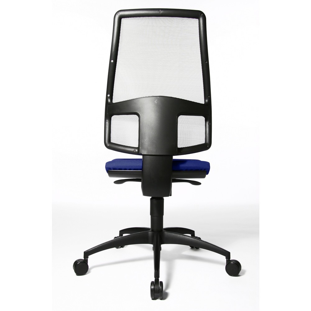 Číslo obrázku produktu 5: Otočná kancelářská židle Topstar® Syncro s prodyšným síťovým opěradlem, královská modř