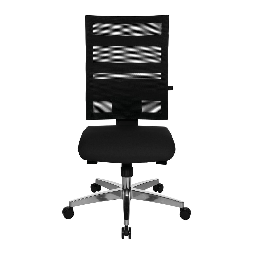 Otočná kancelářská židle Topstar® X-Pander, síťované opěradlo, funkce Fitness, černá Obrázek produktu: Otočná kancelářská židle Topstar® X-Pander, síťované opěradlo, funkce Fitness, černá