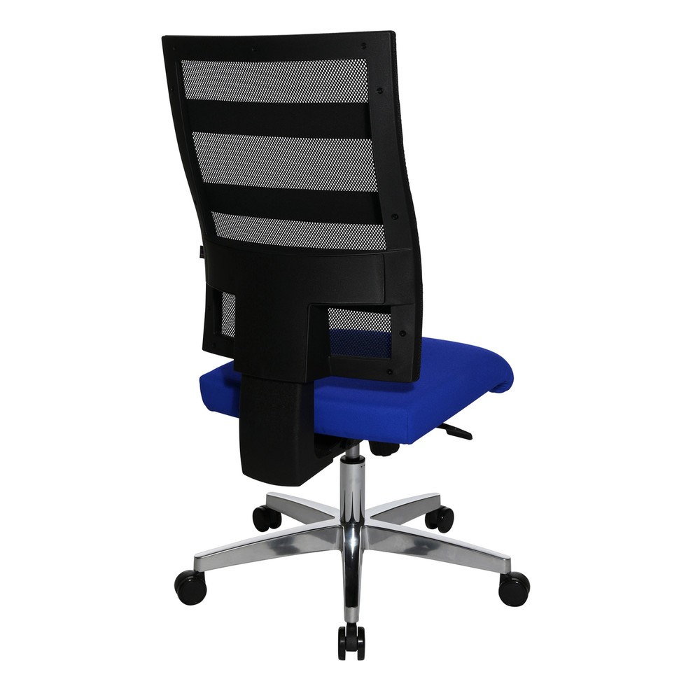 Číslo obrázku produktu 3: Otočná kancelářská židle Topstar® X-Pander, síťované opěradlo, funkce Fitness, modrá