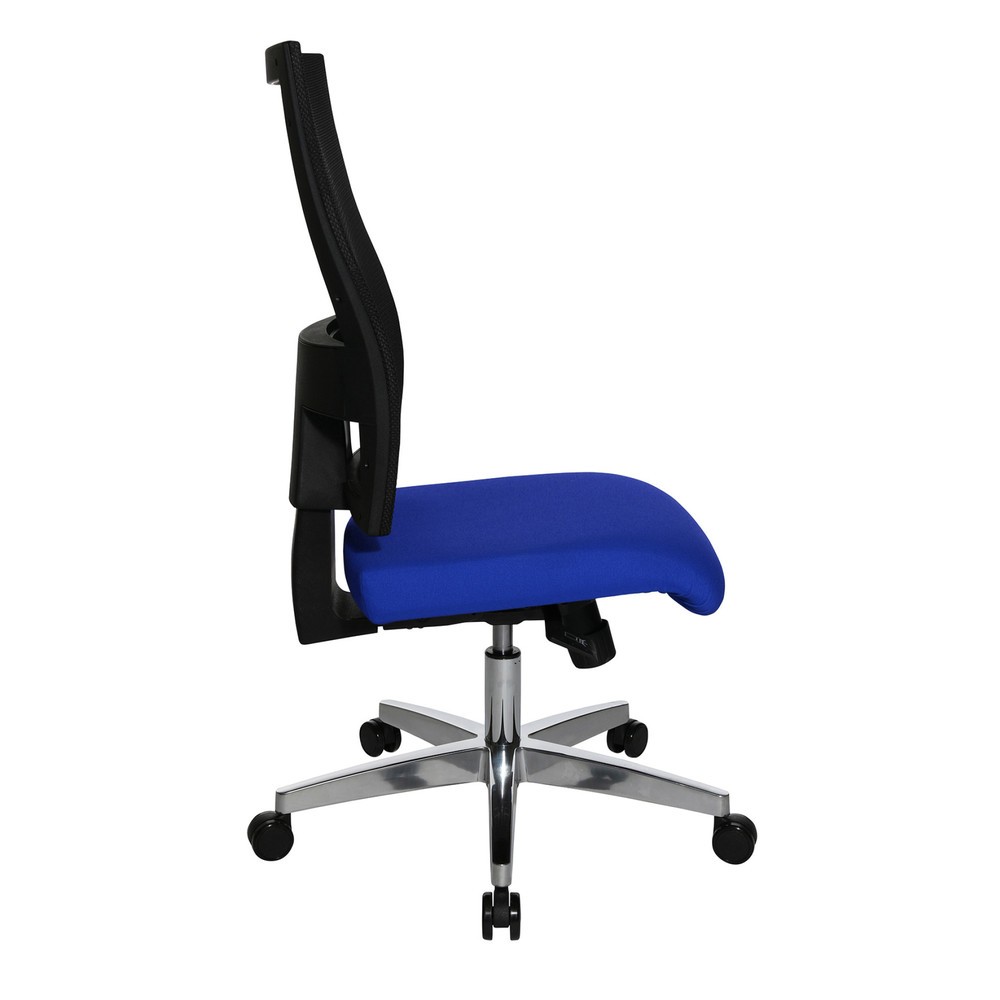 Číslo obrázku produktu 4: Otočná kancelářská židle Topstar® X-Pander, síťované opěradlo, funkce Fitness, modrá