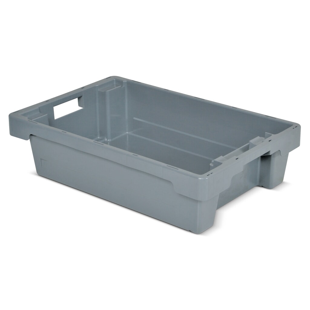Eurobox, uzavřené stěny a základna, 25 l, šedý Obrázek produktu: Eurobox, uzavřené stěny a základna, 25 l, šedý