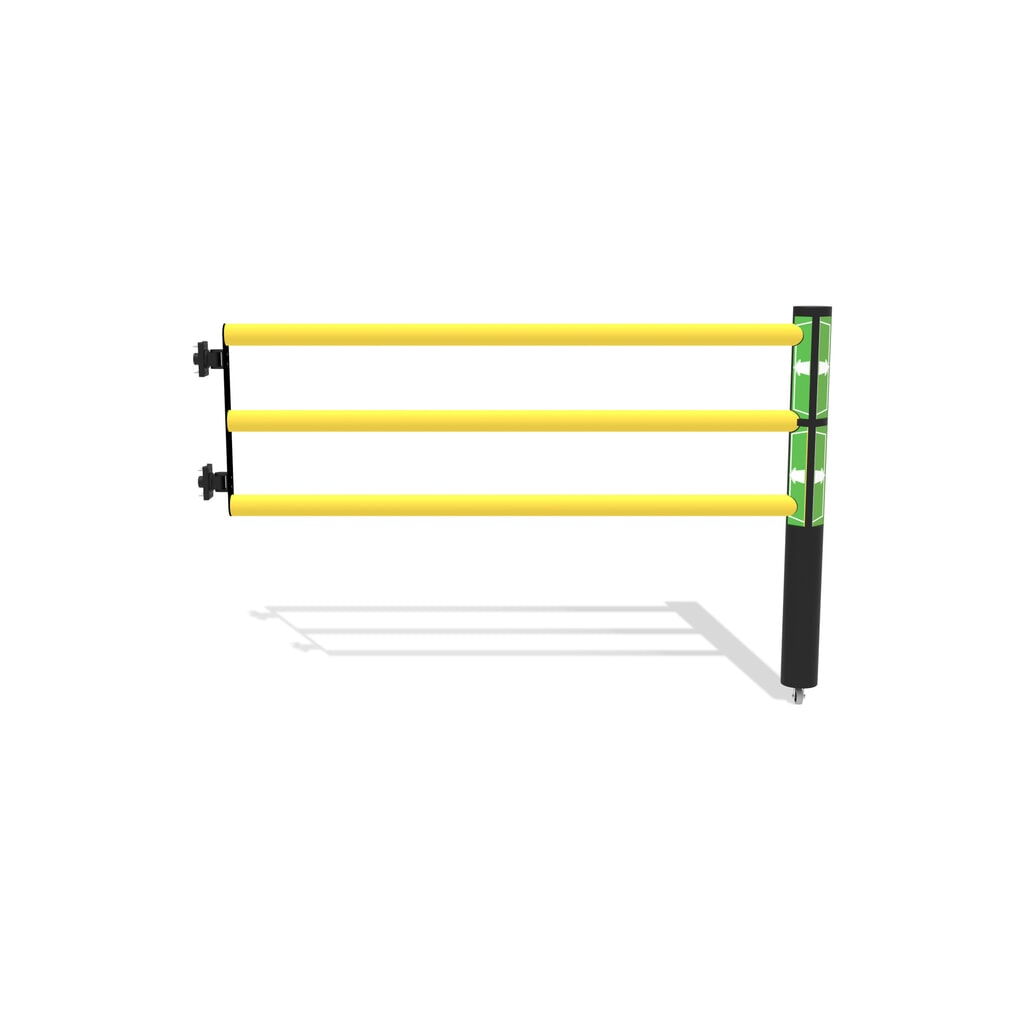Otočné dveře pro bezpečnostní zábradlí „Delta“, V׊ 1200 × 1750 mm, s kolečkem Obrázek produktu: Otočné dveře pro bezpečnostní zábradlí „Delta“, V׊ 1200 × 1750 mm, s kolečkem