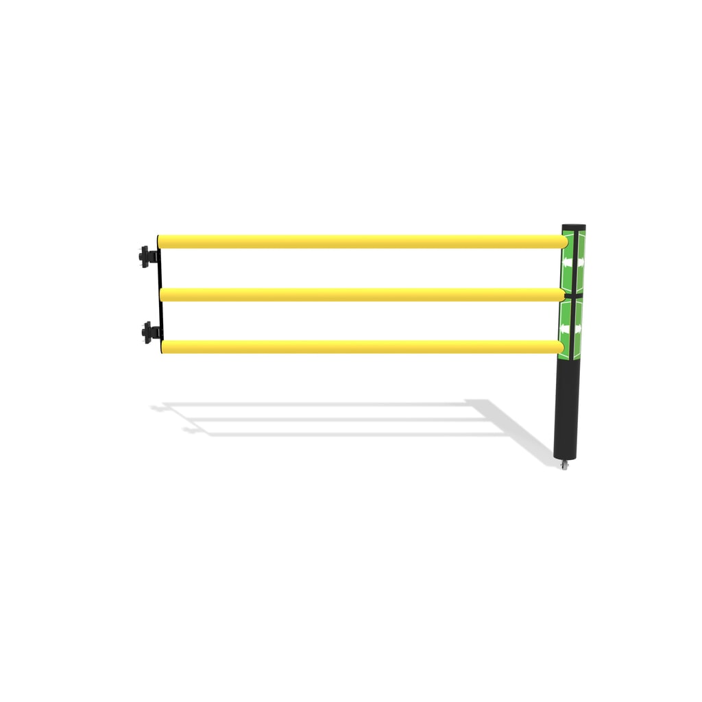 Otočné dveře pro bezpečnostní zábradlí „Delta“, V׊ 1200 × 2000 mm, s kolečkem Obrázek produktu: Otočné dveře pro bezpečnostní zábradlí „Delta“, V׊ 1200 × 2000 mm, s kolečkem